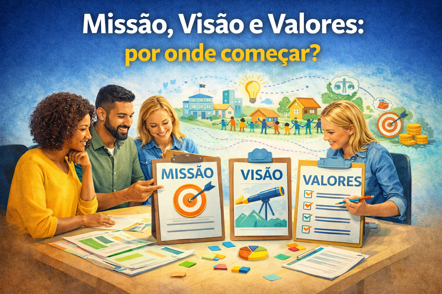 Missão, Visão e Valores: a base de uma ONG forte e estruturada