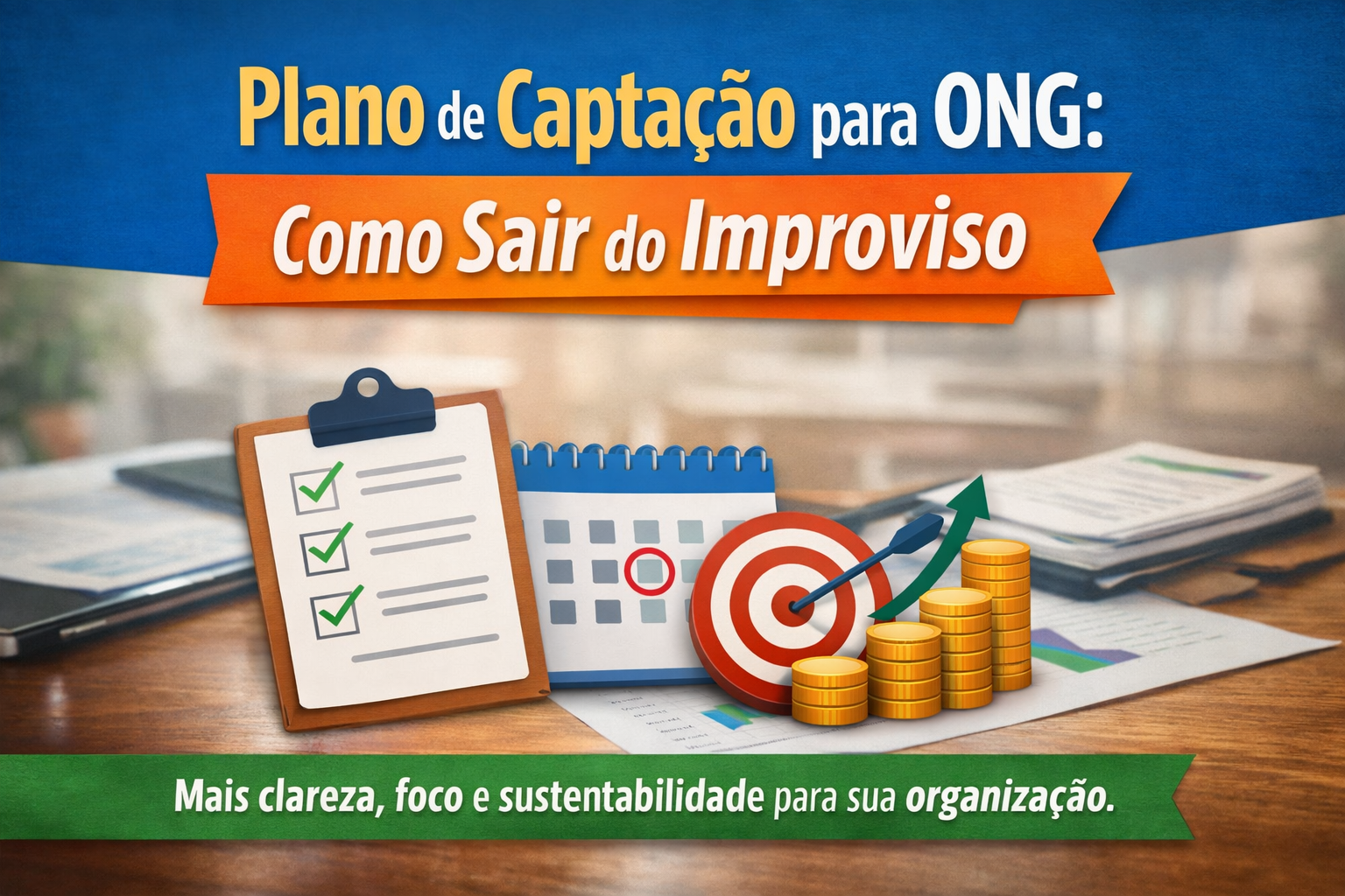 Como montar um plano de captação de recursos para ONG: passo a passo prático para sair do improviso